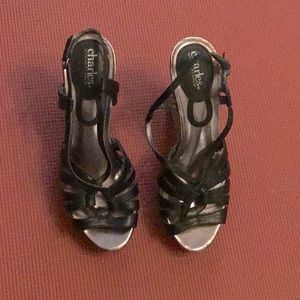 Charles, David, wedge sandals